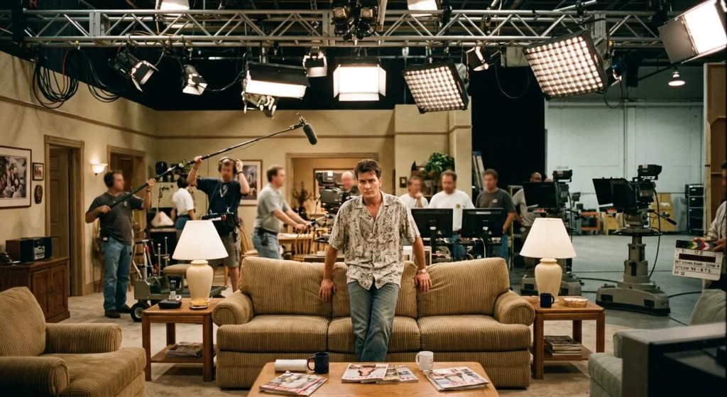 Charlie Sheen net worth 2026 television career sitcom set