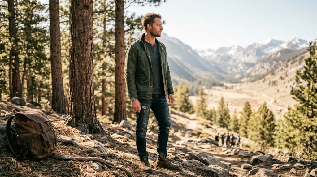 Justin Hartley net worth outdoor lifestyle