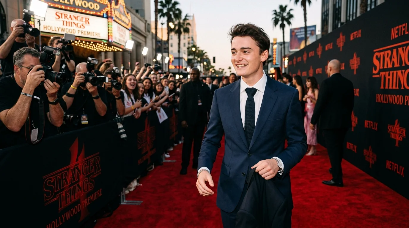 Noah Schnapp net worth and red carpet appearance in 2026