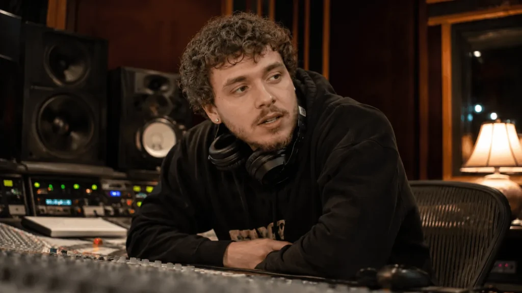 Jack Harlow net worth rapper working in recording studio
