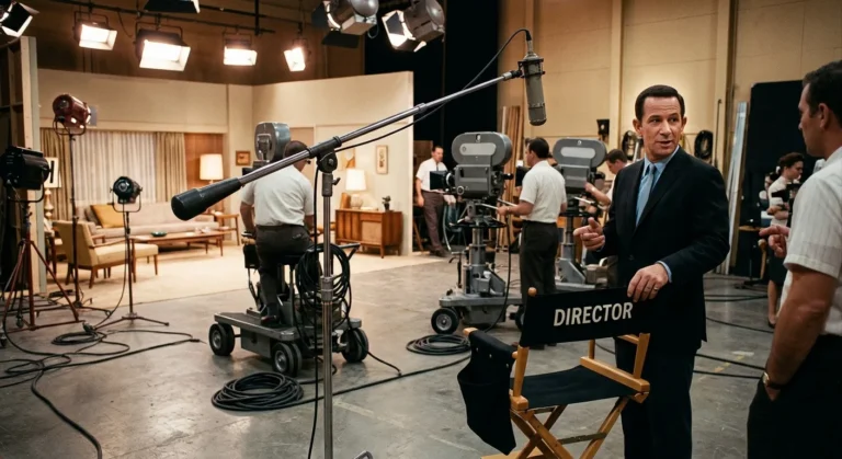 Don Adams era 1960s television studio set