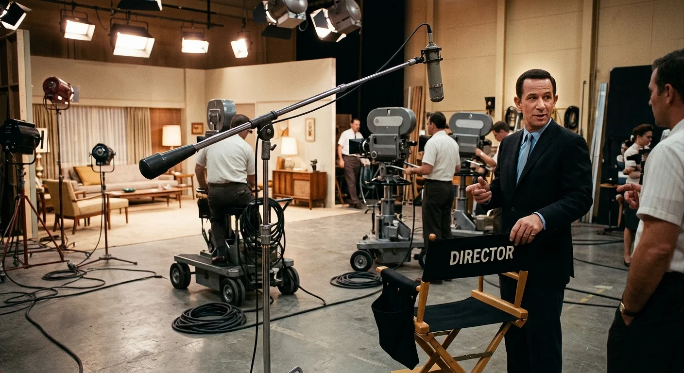 Don Adams era 1960s television studio set